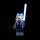 Spada laser LEGO® Star Wars con LED blu bianco (con cavo di 5 cm)