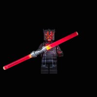 LED Beleuchtung für LEGO® Start Wars Lichtschwert - Darth Maul (5 cm Kabel)