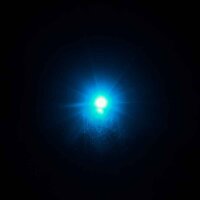 Bit-Light Azzuro Grande con cavo da 30 cm (4pz)