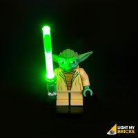 LED Beleuchtung für LEGO® Start Wars Lichtschwert - Grün (30 cm Kabel)