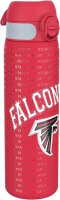 NFL - Atlanta Falcons -  Auslaufsichere schlanke Wasserflasche, Edelstahl, 600ml