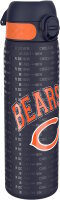 NFL - Bottiglia dacqua sottile a tenuta stagna Chicago Bears, acciaio inossidabile, 600 ml