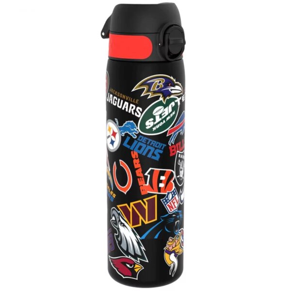 NFL - Multi Team Logo Pachtchwork - Leakproof Slim Water Bottle, Recycled, 500ml
