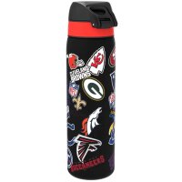 NFL - Multi Team Logo Pachtchwork - Bottiglia dacqua sottile a tenuta stagna, riciclata, 500 ml
