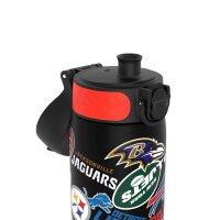 NFL - Multi Team Logo Pachtchwork - Bottiglia dacqua sottile a tenuta stagna, riciclata, 500 ml