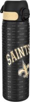 NFL - New Orleans Saints - Auslaufsichere schlanke Wasserflasche, Edelstahl, 600ml