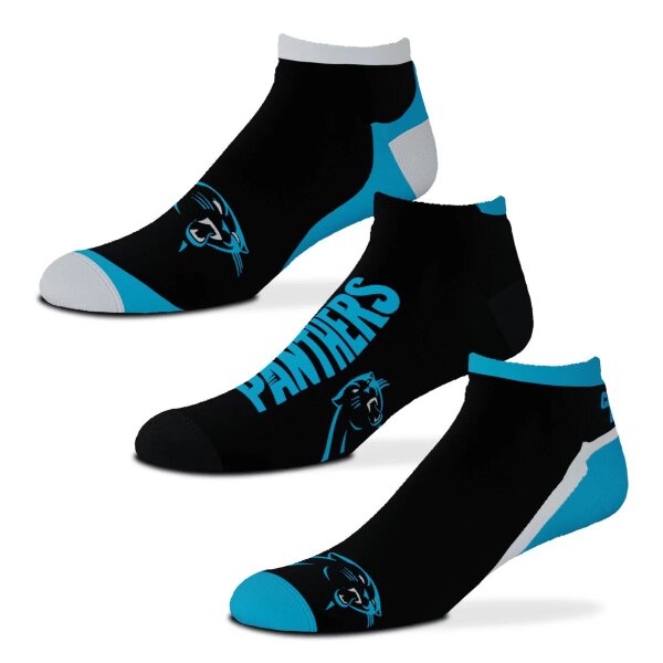 NFL - Carolina Panthers - Flash Socken - 3er Pack Grösse: L
