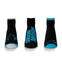 NFL - Carolina Panthers - Flash Socks - Pack of 3 Size: L