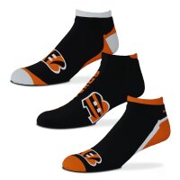 NFL - Cincinnati Bengals - Flash Socken - 3er Pack...