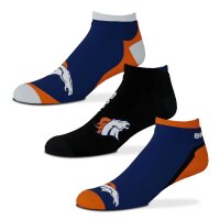 NFL - Denver Broncos - Flash Socks - Pack of 3 Size: L