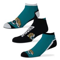 NFL - Jacksonville Jaguars - Chaussettes Flash - Pack de 3 Taille : L
