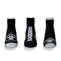 NFL - Las Vegas Raiders - Flash Socks - Pack of 3 Size: L