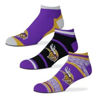NFL - Minnesota Vikings - Cash Socken - 3er Pack...