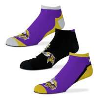 NFL - Minnesota Vikings - Fash Socks - Pack of 3 Size: L