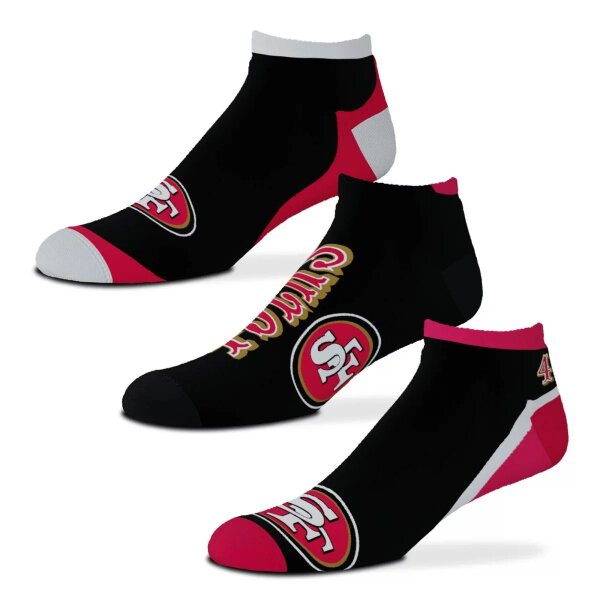NFL - San Francisco 49Ers - Flash Socks - Pack of 3 Size: L