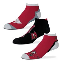 NFL - Tampa Bay Buccaneers - Chaussettes Flash - Pack de 3 Taille : L