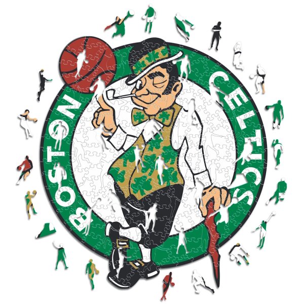 NBA - Boston Celtics - Holz Puzzle Gr&ouml;sse S (150 Teile)
