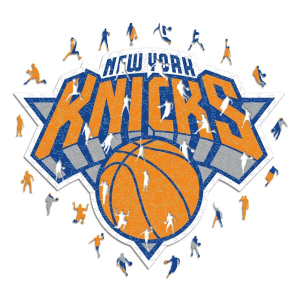 NBA - New York Knicks - Logo - Holz Puzzle Gr&ouml;sse S (150 Teile)