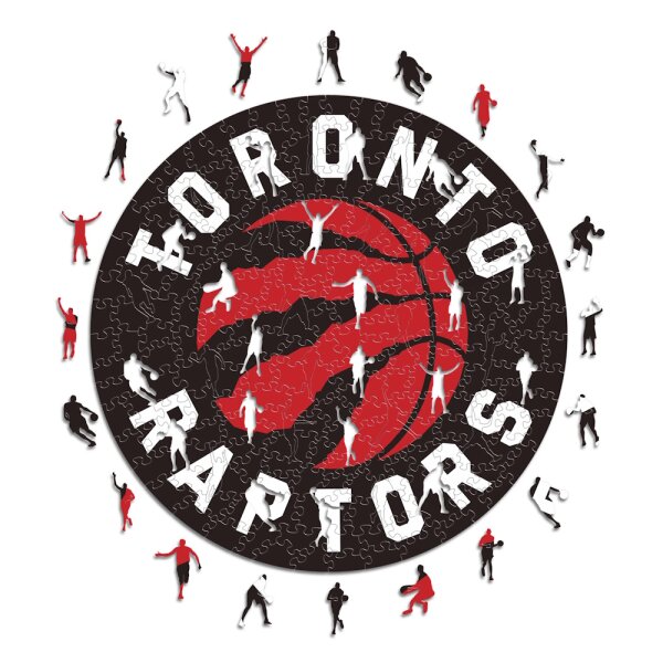NBA - Toronto Raptors - Logo - Puzzle en bois Taille S (150 Pi&egrave;ces)