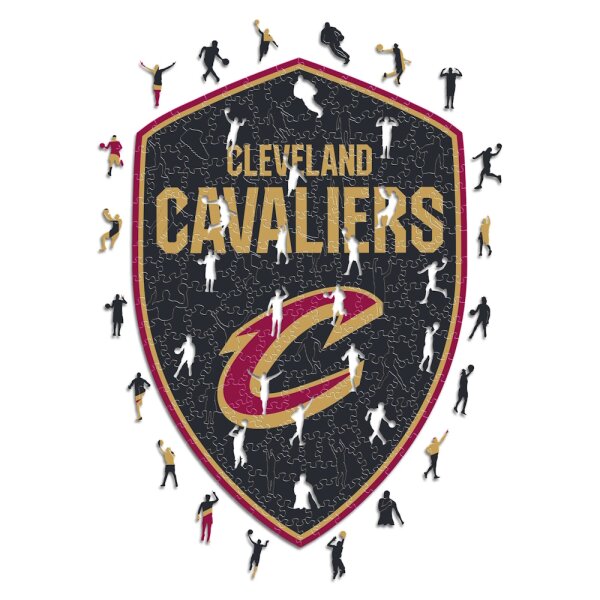 NBA - Cleveland Cavaliers - Logo - Holz Puzzle Gr&ouml;sse S (150 Teile)