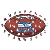 NFL - Seattle Seahawkss&ndash; Football avec Logo  -...