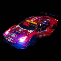 Kit di illuminazione a LED per LEGO® 42125 Ferrari 488 GTE “AF Corse #51”