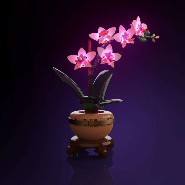 LMB 2.0 Kit di illuminazione a LED per LEGO&reg; 10343 Mini-orchidea