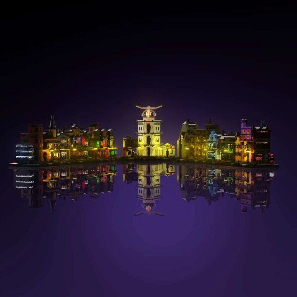 LMB 2.0 Kit de lumi&egrave;re pour LEGO&reg; 76444 Harry Potter - Les boutiques magiques du Chemin de Traverse
