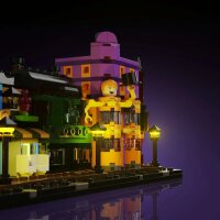 LMB 2.0 Kit de lumi&egrave;re pour LEGO&reg; 76444 Harry Potter - Les boutiques magiques du Chemin de Traverse