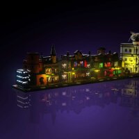 LMB 2.0 Kit de lumi&egrave;re pour LEGO&reg; 76444 Harry Potter - Les boutiques magiques du Chemin de Traverse
