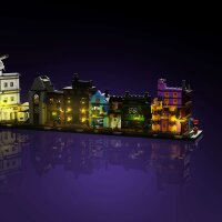 LMB 2.0 Kit de lumi&egrave;re pour LEGO&reg; 76444 Harry Potter - Les boutiques magiques du Chemin de Traverse