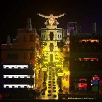 LMB 2.0 Kit de lumi&egrave;re pour LEGO&reg; 76444 Harry Potter - Les boutiques magiques du Chemin de Traverse