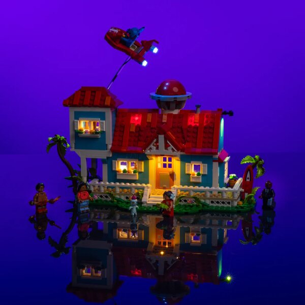 LMB 2.0 Kit de lumi&egrave;re pour LEGO&reg; 43268 La maison sur la plage de Lilo et Stitch