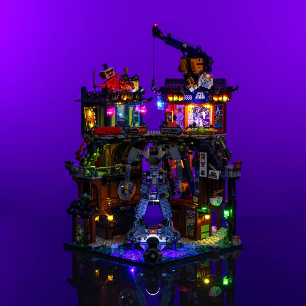 LMB 2.0 Kit de lumi&egrave;re pour LEGO&reg; 71837 Ateliers NINJAGO City