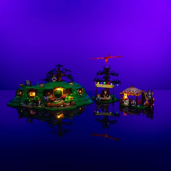 LMB 2.0 Kit di illuminazione a LED per LEGO&reg; 10354 Il Signore degli Anelli: la Contea