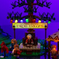 LMB 2.0 Kit di illuminazione a LED per LEGO&reg; 10354 Il Signore degli Anelli: la Contea