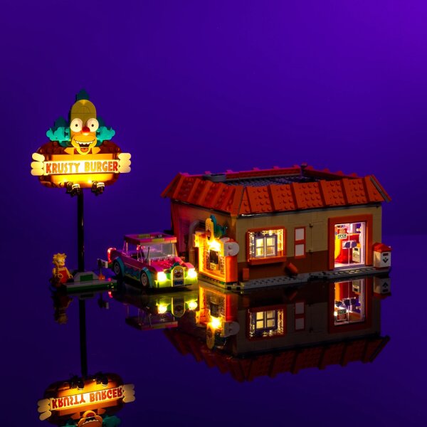 LMB 2.0 LED Licht Set f&uuml;r LEGO&reg; 10352 The Simpsons - Krusty Burger