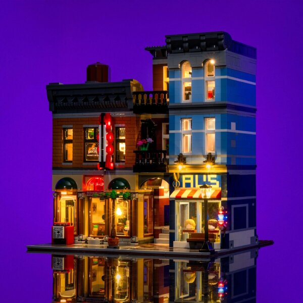 LMB 2.0 Kit de lumi&egrave;re pour LEGO&reg; 10246 Le bureau du d&eacute;tective