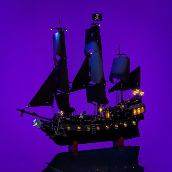 LMB 2.0 Kit di illuminazione a LED per LEGO&reg; 10365 Nave pirata del Capitano Jack Sparrow