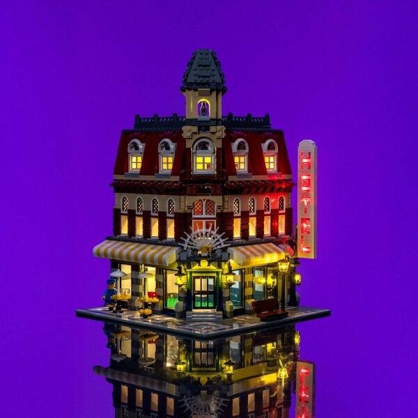 LMB 2.0 Kit di illuminazione a LED per LEGO&reg; 10182 Piazza dellAssemblea (Cafe Corner)