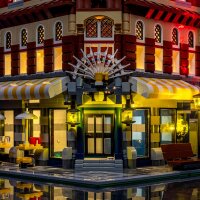 LMB 2.0 Kit di illuminazione a LED per LEGO&reg; 10182 Piazza dellAssemblea (Cafe Corner)