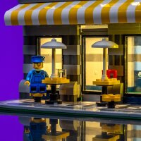 LMB 2.0 Kit di illuminazione a LED per LEGO&reg; 10182 Piazza dellAssemblea (Cafe Corner)