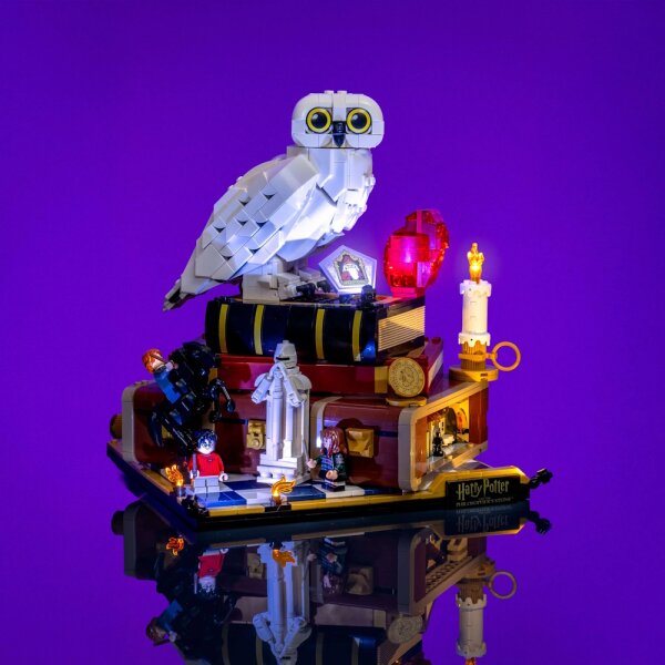 LMB 2.0 LED Licht Set f&uuml;r LEGO&reg; 76466 Harry Potter - Stein der Weisen &ndash; Sammleredition