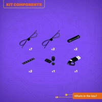 LMB 2.0 LED Kit d&rsquo;&eacute;clairage pour LEGO&reg; 76470 Harry Potter - La Ford Anglia ensorcel&eacute;e