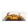 Display acrilico XL per LEGO&reg; 42056 Porsche 911 GT3 RS (con base nera)