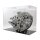 Pr&eacute;sentoir vertical en acrylique et support pour LEGO&reg; 75192 Star Wars UCS Millennium Falcon (avec base noire)