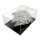 Pr&eacute;sentoir horizontal en acrylique avec support pour LEGO&reg; 75192 Star Wars UCS Millennium Falcon (avec base noire)