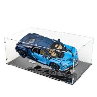 Acrylic display XL for LEGO&reg; 42083 Bugatti Chiron (With black base)