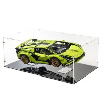 Acrylic display XL for LEGO&reg; 42115 Lamborghini Si&aacute;n FKP 37 (With black base)
