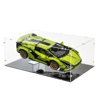 Acrylic display XL for LEGO&reg; 42115 Lamborghini Si&aacute;n FKP 37 (With black base)